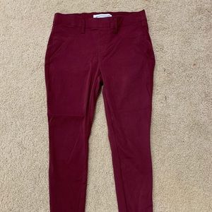 Amazon Basic Jeggings - Maroon
